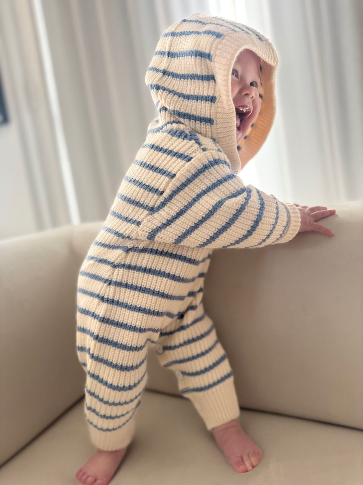 Seaside Stripe romper